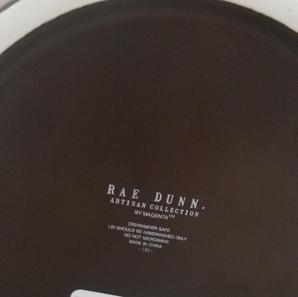 Rae Dunn HTF "Boo" Large Chubby Black Halloween Ceramic Canister - Picture 5 of 5